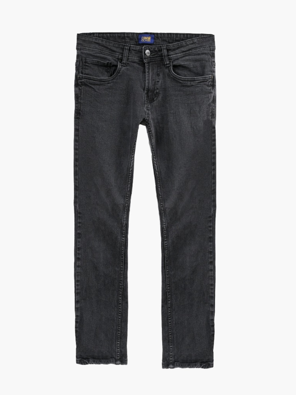 CAVALLI CLASS Black Wash 5-Pocket Slim Jeans